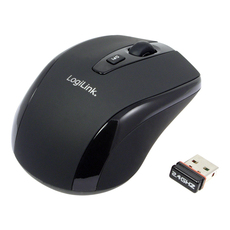 Mouse cordless mini LogiLink black