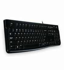 Tastatur Logitech Keyboard K120 USB  schwarz Kabel