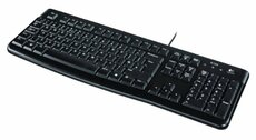 Tastatur Logitech Keyboard K120 USB  schwarz Kabel