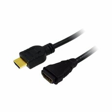 Kabel HDMI Verlängerung High Speed 2m m/w schwarz 1.4