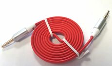 Kabel Sound Stecker-Stecker 3,5mm Klinke rot Audio Video