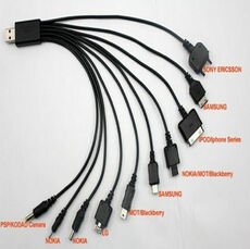 Handy Aufladekabel 10in1 USB