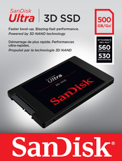 SSD SATA3 500GB SanDisk 2,5 (6.3cm) SDSSDH3-500G-G25 refurb