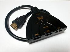 Kabel Y HDMI Switch 3x HDMI zu HDMI Umschalter 4K 1080p