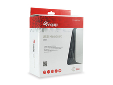 Headset Equip USB-Headset  2m Kabel, schwarz, USB