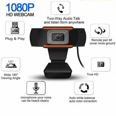 WebCam 1080p Full-HD USB Micro PC Laptop MAC Windows