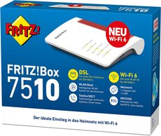 WLAN 600Mbit AVM FRITZ!Box 7510 bis 300Mbit Anschluß 2,4GHz