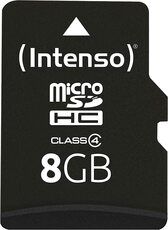 8GB micro SDHC Card Intenso Class4 20MB/s