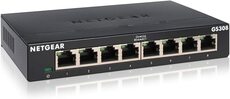 Switch  8-fach  10/100/1000 Netgear GS308 Gigabit