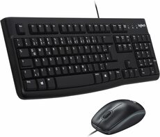 Tastatur+Mouse Logitech kabel MK120