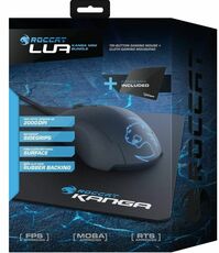 Mouse Kabel Gaming Roccat Lua Tri Button+Kanga Gamer Pad