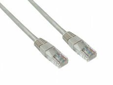 Netzwerkkabel TP/RJ45 Cat.5e 5m grau