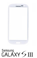 Samsung Galaxy S3 i9300 i9305 Front Glas Display weiß