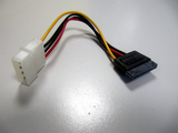 Adapter SATA 15pin.Buchse > 4pin Molex Bu. 0,12m