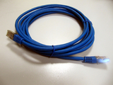 Netzwerkkabel TP/RJ45 Cat.6  3m blau