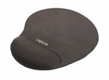 Mouse Pad Logilink Silikon Gel Handauflage schwarz