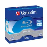 BluRay Rohlinge Verbatim 50GB BD-R 6x DLP/DL JC 5er