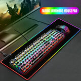 Mouse Pad RGB Gaming LED USB 80x30cm