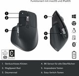 Mouse cordless Logitech MX Master 3S Graphite