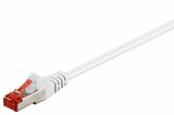 Netzwerkkabel TP/RJ45 Cat.6  7,5m weiß Gigabit