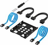 Einbaurahmen HDD/SSD (2,5) Kit mit Kabeln