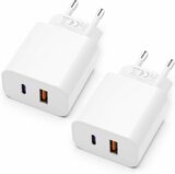 Handy Aufladeadapter USB & USB-C 30W ohne Kabel