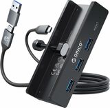 USB HUB 4 Port extern USB3.2 & USB-C Verteiler 15cm Kabel