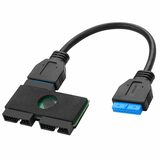 USB3.0 intern Motherboard USB3.0 Y-Splitter 19PIN 2auf1
