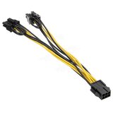 Kabel Strom Grafik PCI-E 2x 8Pol> 1x 6Pol 20cm