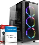 PC Gaming AMD 4x 3,8GHz 16GB 512GB W11P GTX750 (4GB) Office