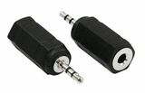 Adapter Klinkenstecker 2,5mm auf Klinkenstecker 3,5mm